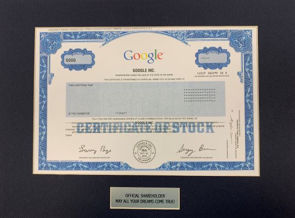 Disney stock certificates replaced by digital certificates